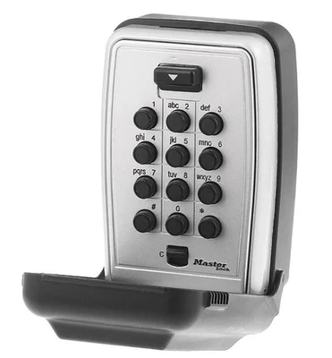 Master Lock 5423EC PUSH-BUTTON Wall Mount Key Lock Box BLACK - Image 1 of 4