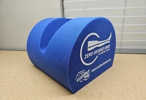 Zero Degree Knee Bone Foam Pillow Rehab Blue Foam Wedge - Picture 1 of 5