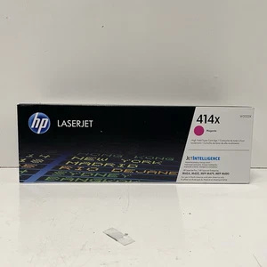 Cartucho de tóner HP 414X LaserJet de alto rendimiento magenta (W2023X) nuevo sellado - Imagen 1 de 3
