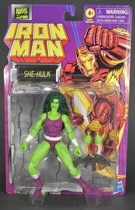 SHE-HULK - MARVEL LEGENDS 6" RETRO IRON MAN VINTAGE WAVE - NUEVO EN MANO - Imagen 1 de 2