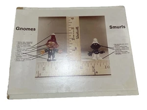 Gnome Vs Smurf Funny Court  humor Mock Exhibit Comparison - Picture 1 of 8