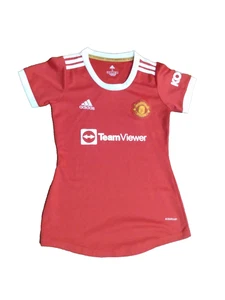 Women's Adidas Manchester United Soccer Jersey Size Small - Foto 1 di 8