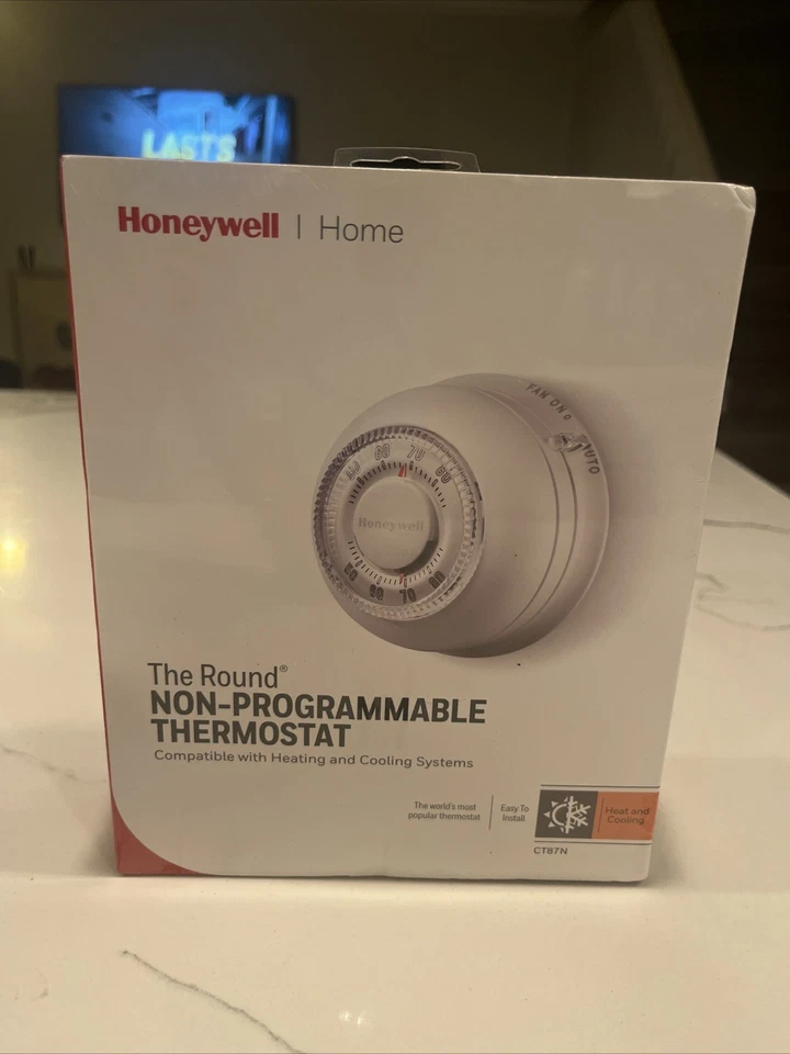 Honeywell The Round Non-Programmable Thermostat CT87N NEW & FACTORY SEALED!!! - Image 1 of 4