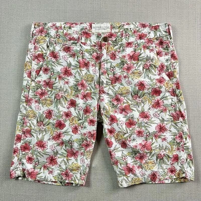 Pantalones Cortos Chinos Ralph Lauren Denim & Supply Para Hombre Florales 34 Hawaianos Foto 1 de 4