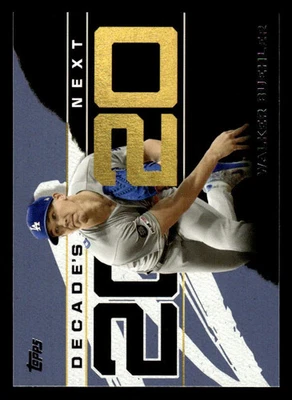 2020 TOPPS WALKER BUEHLER DN-17 DECADE'S NEXT BLUE MINT LOS ANGELES DODGERS - Image 1 of 2