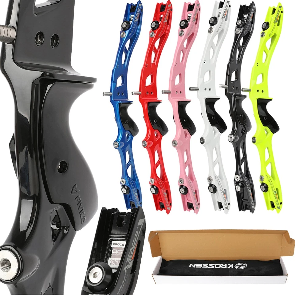 FIVICS Recurve Bow Riser 23'' 25'' Handle RH LH Wooden Grip Shooting Archery - Image 1 of 4