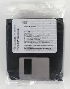 MICROSOFT WINDOWS 2000 PROFESSIONAL - SOFTWARE - 5 FLOPPY - NEW - SEALED - Picture 1 of 4