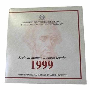 Italy, Coin Set, 1999, FDC, 1 Lira - 1000 Lira - Picture 1 of 9