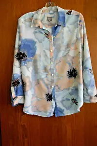 Chicos 1 Tunika Rollriegel Long Slv Bluse gedeckt Pastellt - Bild 1 von 8