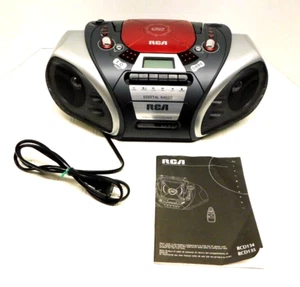 RCA CD Kassette AM/FM Stereo tragbarer Ghettoblaster Modell RCD134 funktioniert KEINE FERNBEDIENUNG - Bild 1 von 13