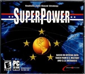 Super Power Pc Brand New XP Based on CIA and Military Data Turn Based Strategy - Picture 1 of 3