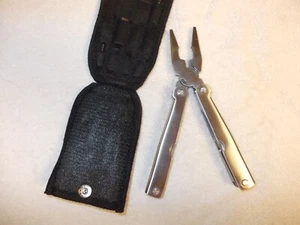 All Stainless Steel  Multi Tool- Case Unknown Maker ,See Pictures, Made In China - Picture 1 of 8