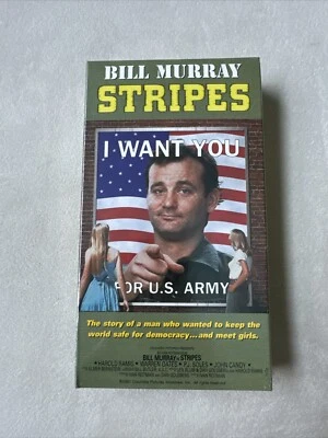 Stripes Bill Murray VHS Factory Sealed - Image 1 of 2