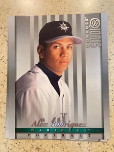 1997 Donruss Studio Alex Rodriguez Mariner 8x10 Silver Portrait trading card - Imagen 1 de 1