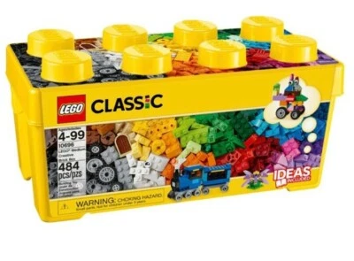 LEGO Classic Medium Creative Bricks Kids 484 Piece Building Box Set 10696  New - Image 1 of 4