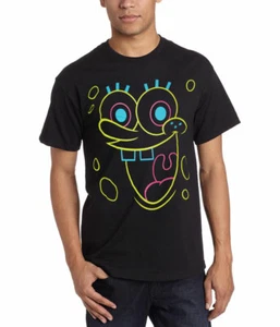 Camiseta oficial de Bob Esponja con cara de neón - Imagen 1 de 1