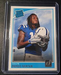 Daurice Fountain - Donruss Football 2018 - Colts, Bears - Rated Rookie - RC