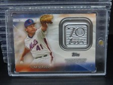 2021 Topps Tom Seaver 70th Anniversary Logo Patch #70LP-TS Mets