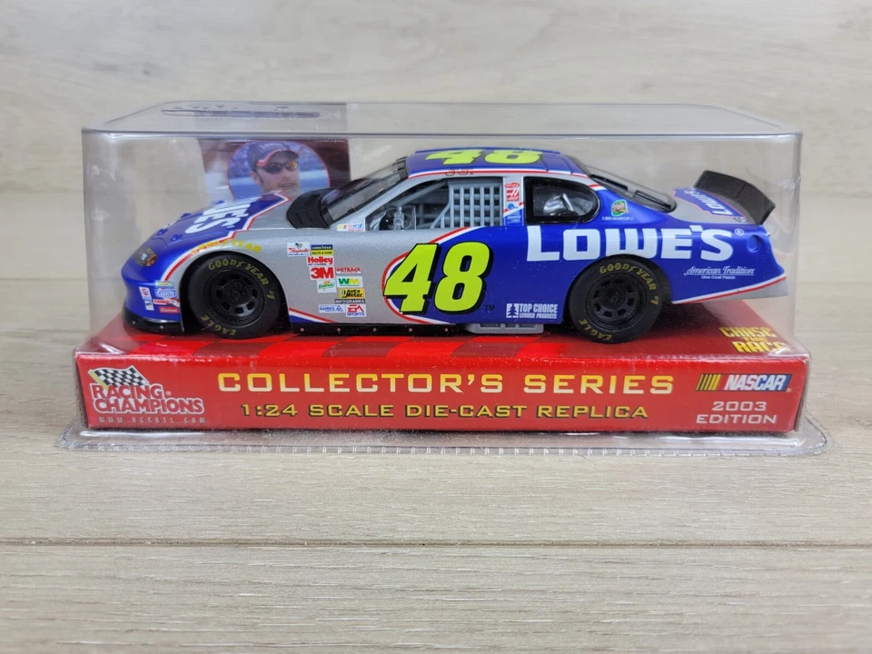 Racing Champions 2003 NASCAR Silver Chrome #22 Ward Burton Caterpillar Premier Chase 1:24 Diecast Car