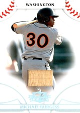 2008 Donruss Threads Bats #54 Michael Burgess /500 