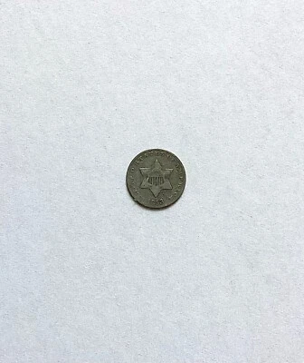 1853 3 Cent Silver Coin - Image 1 of 2