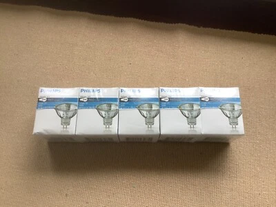 Philips halogen 35w GU5.3 bulbs x 5 - Image 1 of 2