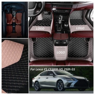 Alfombrillas de cuero PU para Lexus ES CT 200h HS 250h GS alfombras de coche alfombras para automóviles Foto 1 de 4