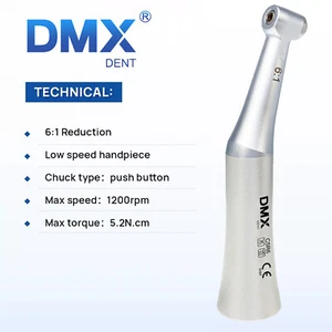 Dental Endo Contra Angle 6:1 Mini Head Root Handpiece Fit for NSK E type Motor - Picture 1 of 18