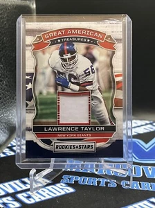 Parche Lawrence Taylor 2018 Panini R&S Great American Treasures SSP # 10/25 GAT-8 - Imagen 1 de 6