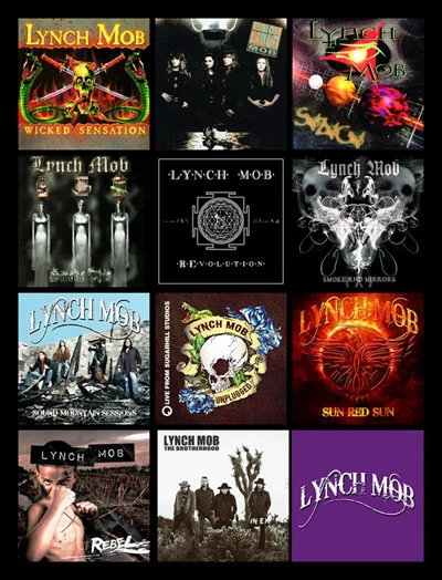 LYNCH MOB album discography magnet (4.5" x 3.5")  dokken - Image 1 of 1