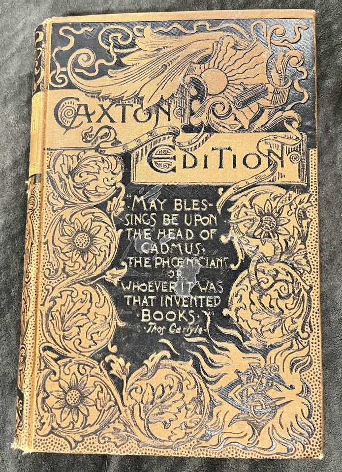 Caxton Edition KENILWORTH Sir Walter Scott Antique Book 1880's Belford - Image 1 of 4