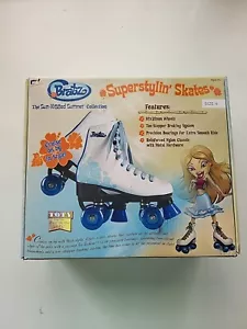Bratz 4 Wheel Roller Skates Youth Girls Size 4 52×32 mm Toe Stop Nylon Chassis - Picture 1 of 7