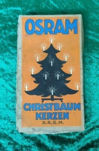 WW2 ALEMÁN WERMACHT ÁRBOL DE NAVIDAD LUCES OSRAM WERAMACHT DRGM - Imagen 1 de 8