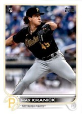2022 Topps #325 Max Kranick Rookie Card Pittsburgh Pirates RC