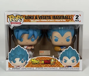 Funko Pop Dragonball Super Goku y Vegeta Béisbol Paquete de 2 Caja Almuerzo -- Caja Dañada - Imagen 1 de 18