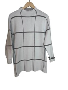 Tahari Womens Colorblock White/Tan Sweater Size Large - Picture 1 of 8