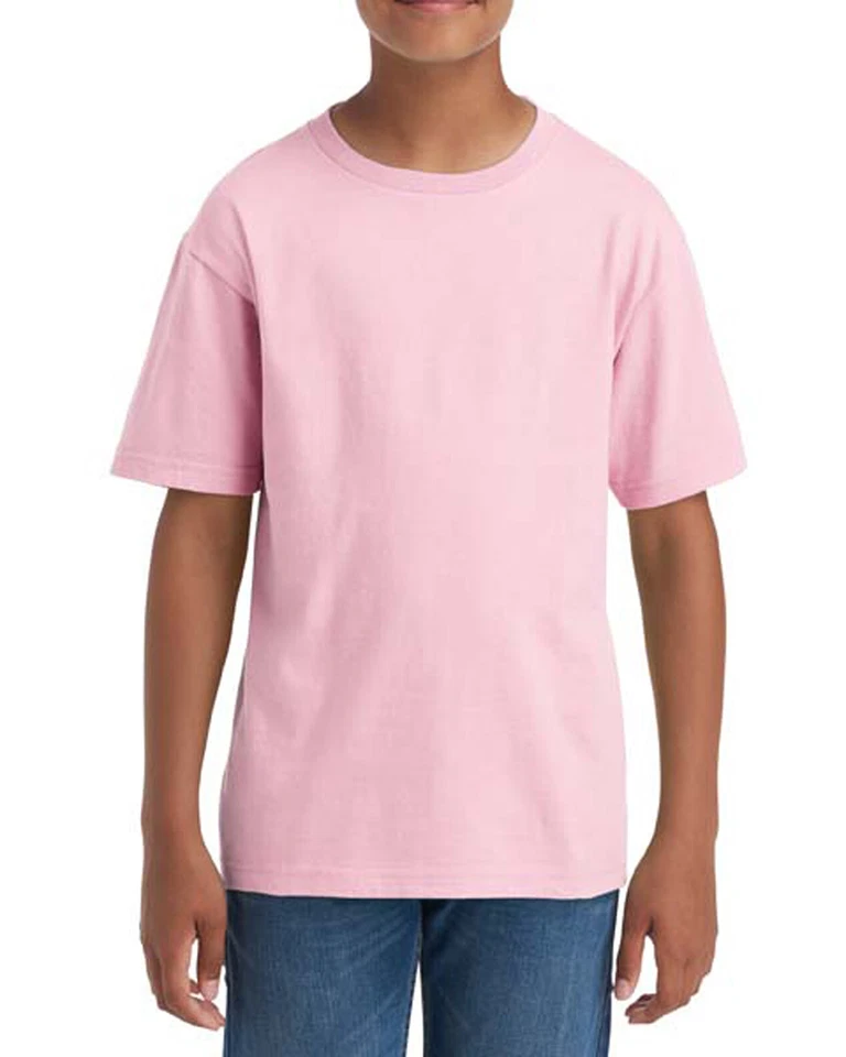 Gildan Kids Youth Short Sleeves Cotton T-Shirt - Size XS-L Kids T-Shirt - Image 1 of 4