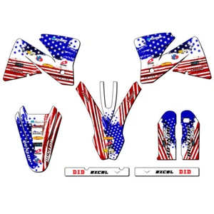 2001-2002 EXC MERICA Usa Senge Graphics Kit Compatible with KTM - Picture 1 of 10