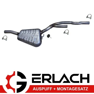 Silencieux central pour Audi A4 B5 2.4 2.6 2.8 / 2.5 TDI quattro échappement ... - Photo 1/2