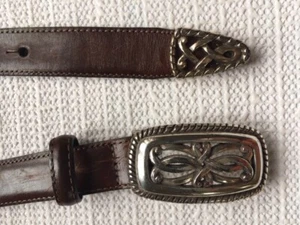 Ledergürtel Damen Vintage Brighton dunkelbraun - Bild 1 von 4
