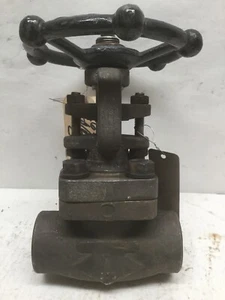 OMB 815 1” Gate Valve A105 Body Cr13 Stem 800 Class  - Picture 1 of 9