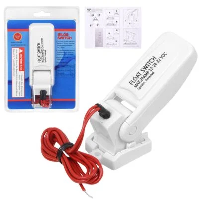 Automatic Float Switch For Bilge Water Pump 12V 24V 32V Boat Marine Boater Sport - Image 1 of 4