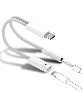 Ox Power Lightning to USB-C Adapter Ultra-Fast Charging iPhone MFi Certified Lig - Afbeelding 1 van 3