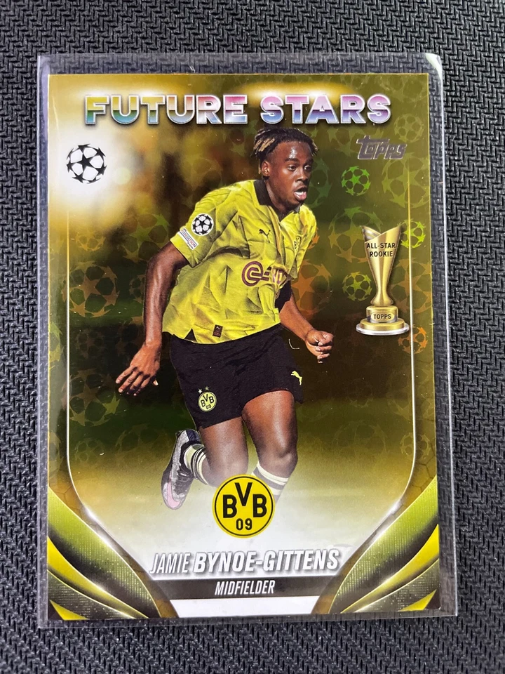 Jamie Bynoe-Gittens Starball Gold 2023-24 Topps UEFA Club Compet Flagship BVB - Bild 1 von 1