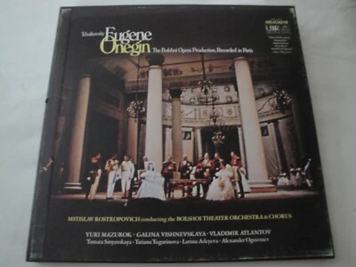 Tchaikovsky: Eugene Onegin MSTISLAV ROSTROPOVICH VINYL BOX SET MELODIYA / ANGEL - Image 1 of 3