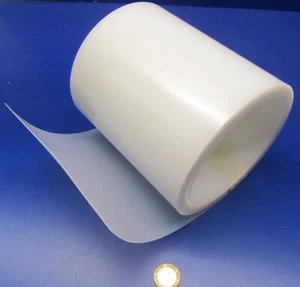 HDPE Bar (Polyetylen) Streifen weiß 0,020" x 6,0" x 25 Fuß Rolle - Bild 1 von 11