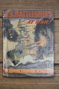 Vintage book "U.S. Battleships at War!" by Thomas Penfield, 1942 - Picture 1 of 2