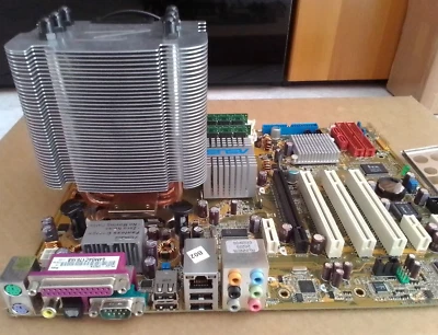 ASUS   P5LD2+CPU PENTIUM D 3.4 GHZ+ 2GB DDR2-DISSIPATORE "OCZ"-TESTATA OK !!! - Immagine 1 di 4