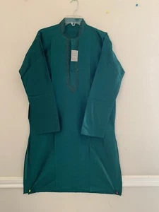 Pigiama Kurta etnico da sposa designer indiano abbigliamento Bollywood petto: 44”, corpo 38” - Foto 1 di 4