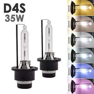 2x D4C D4S D4R HID Xenon Car Headlight Light Bulbs 35W AC OEM Direct Replacement - Picture 1 of 15